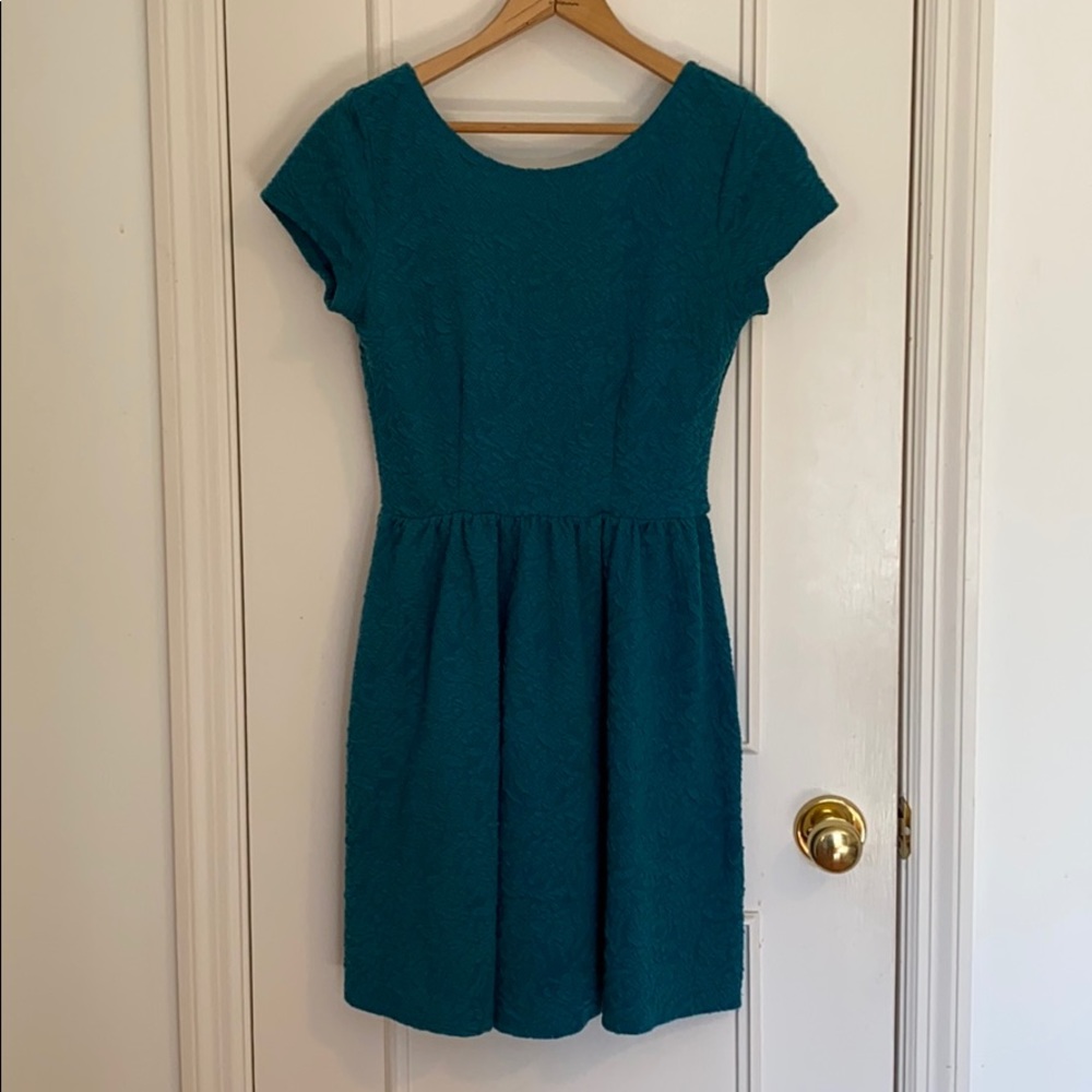 Teal dress